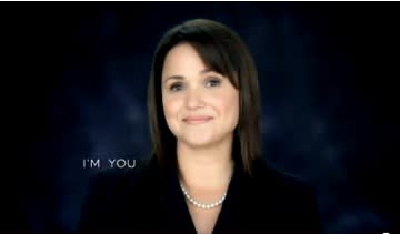 Christine O'Donnell appears in a campaign commercial