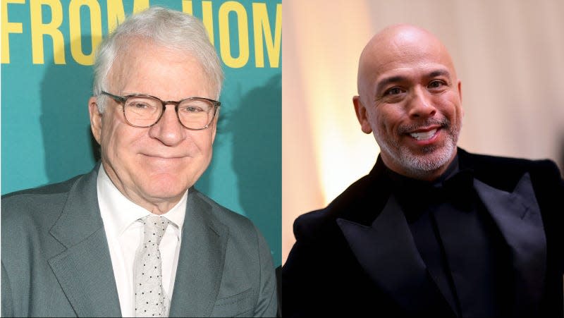 Left: Steve Martin (Photo: Bruce Glikas/WireImage/Getty Images) Right: Jo Koy (Photo: Matt Winkelmeyer/Getty Images)