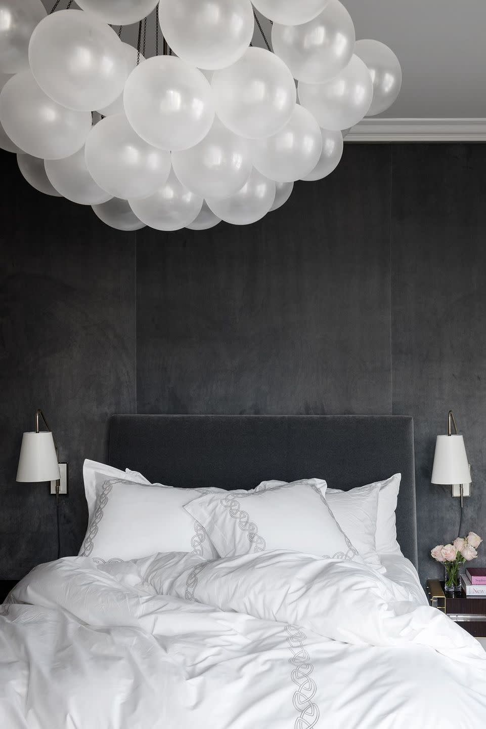 gray bedroom