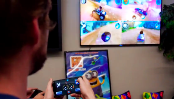 A new feature of Google Play Games lets developers turn Android smartphones and tablets into second-screen controllers.