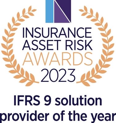 Clearwater Analytics wins the IFRS 9 solution provider of the year award. 