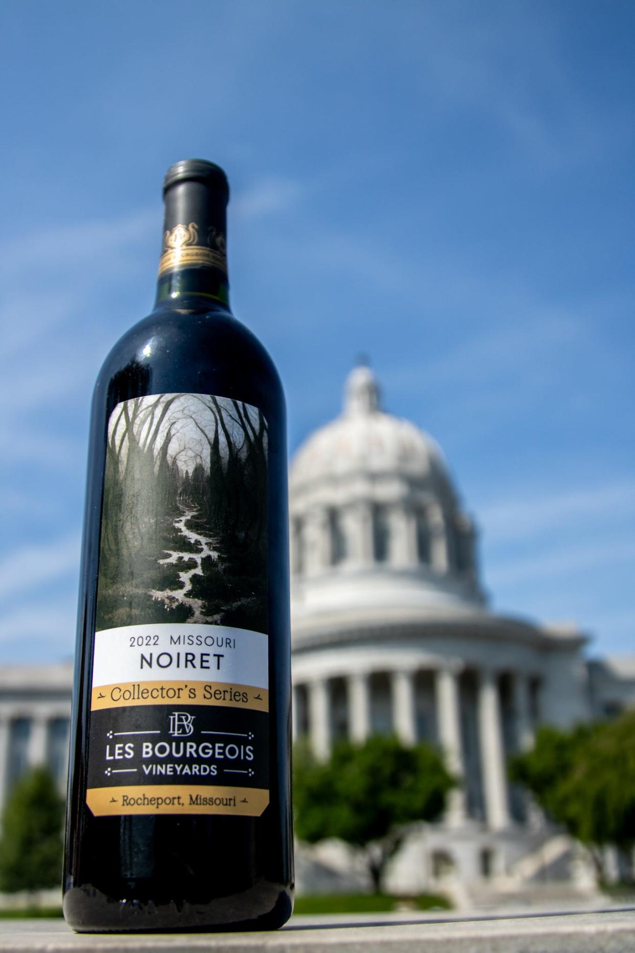 Les Bourgeois Vineyards won the contemporary label award for its Collector’s Series: 2022 Noiret at the 2023 Missouri Wine Competition.