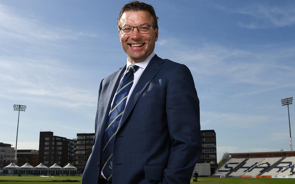 Rob Andrew at the County Ground in Hove