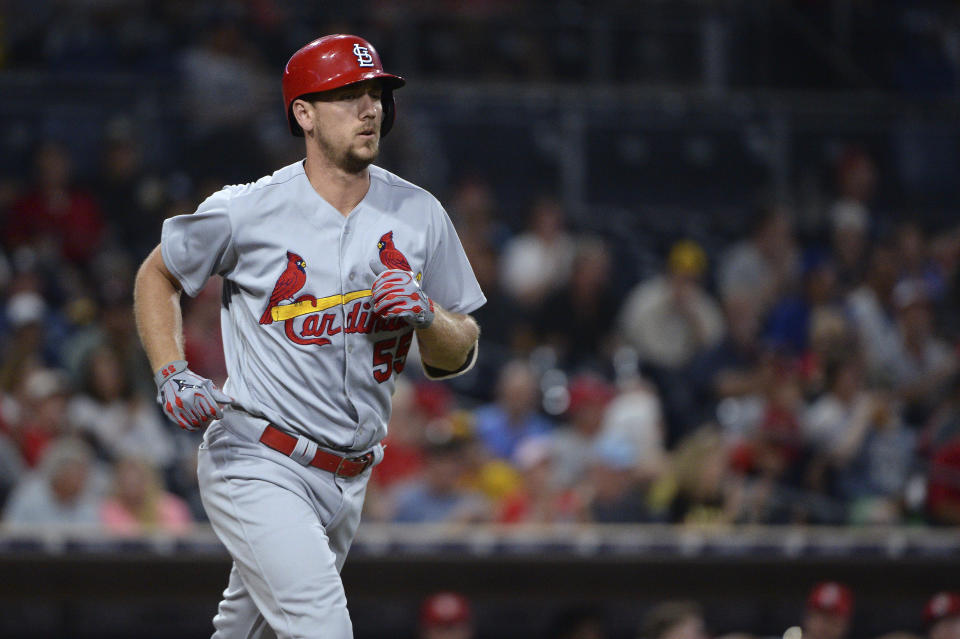 Stephen Piscotty was traded to the Athletics, and can now be closer to his ailing mother. (AP Photo)