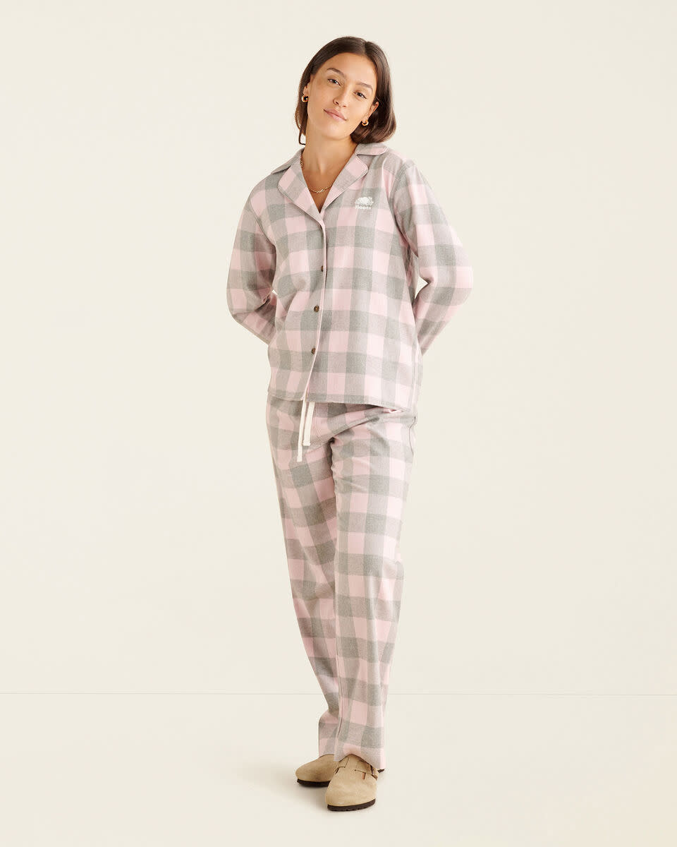 Womens Park Plaid Pajama Set. Image via Roots.