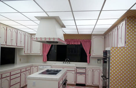 The underground pink kitchen