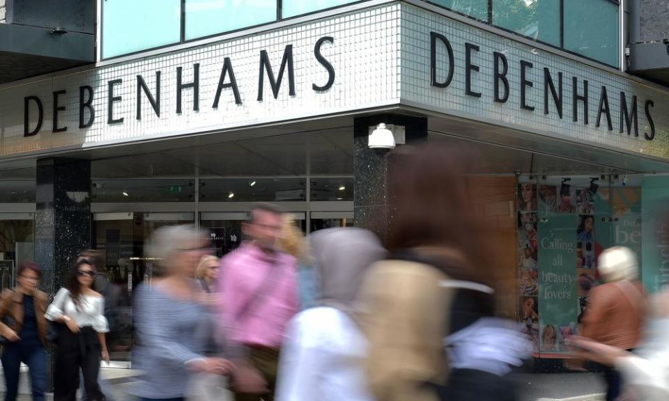 Debenhams store