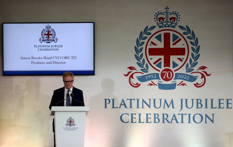 'Platinum Jubilee Celebration: A Gallop Through History' media launch at Buckingham Palace in London