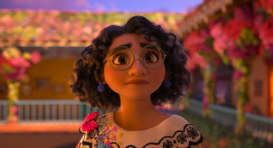 Voiced by Stephanie Beatriz, Mirabel is determined to prove she belongs within an extraordinary family in “Encanto." The DVD of the Disney movie was among the Erie County Public Library's most circulated titles in 2022.