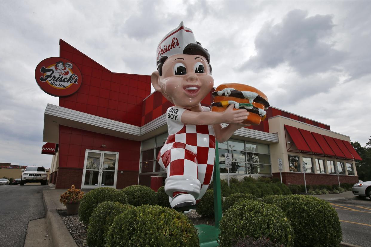 The outside of a Frisch's Big Boy. Frisch's launched a Big Boy Pass on Sept. 12, which gives customers a discount on its most popular sandwich, the Big Boy.