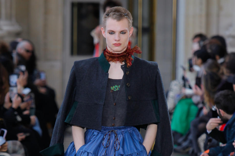 vivienne westwood, andreas kronthaler, westwood, pfw, paris fashion week, runway, fall winter 2023, fashion shoes, trends, fashion trends