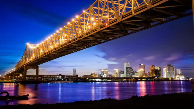 The New Orleans Skyline.