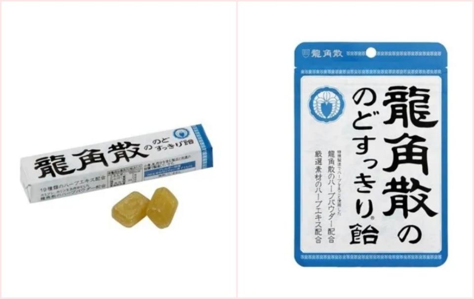 龍角散喉糖及相關產品在日本大缺貨。（翻攝龍角散官網）
