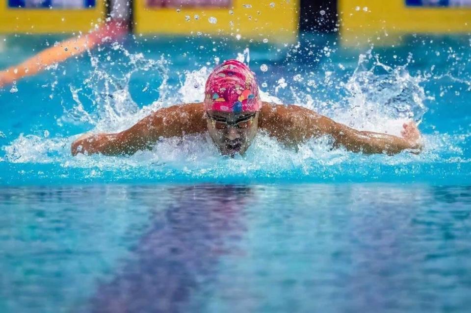 Benjamin Kheng rekindles his passion for swimming. PHOTO: Adidas Singapore