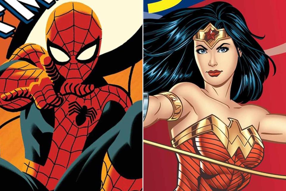 <p>Marvel/Outreach/New Reader; DC/ Random House Books for Young Readers</p> Spiderman, Wonder Woman