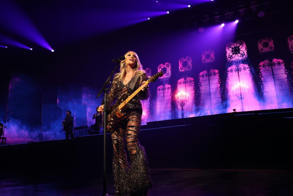 Carrie Underwood performs onstage for 