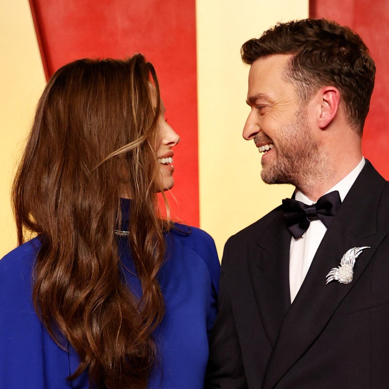  Justin Timberlake and Jessica Biel. 