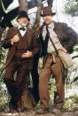 <p>Ford and Connery on the set of <em>Indiana Jones and the Last Crusade</em>.</p>