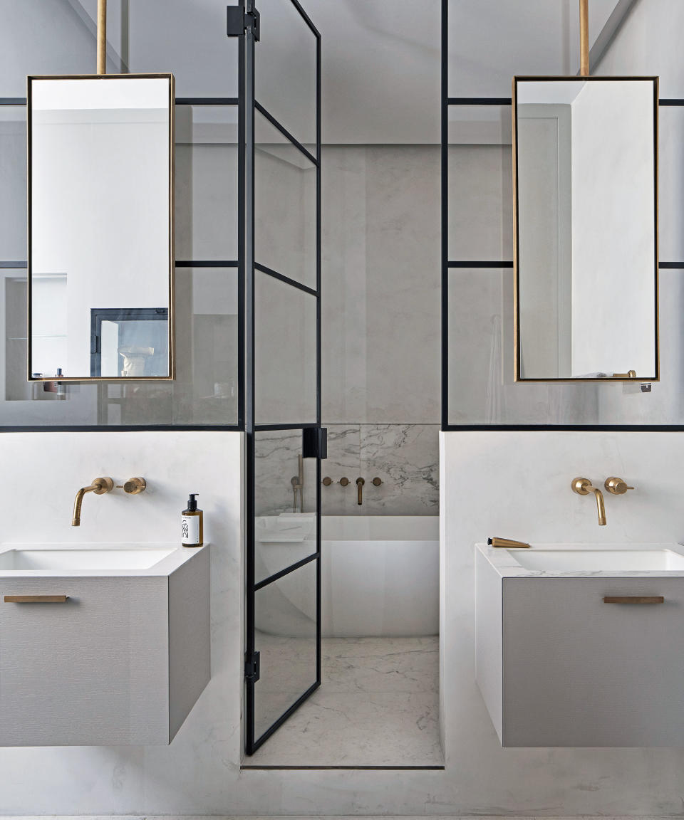 Give your modern bathroom a boutique hotel aesthetic