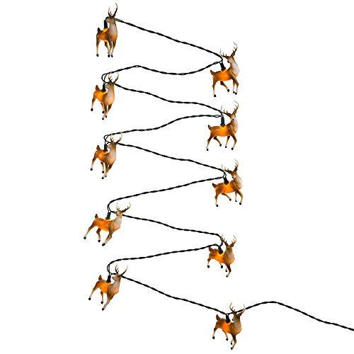 <p><strong>Kurt Adler</strong></p><p>amazon.com</p><p><strong>$36.73</strong></p><p>Add some classic Christmas charm to your home with these string lights featuring an adorable reindeer design. They'd be perfect for a hunting lodge or cabin. </p>