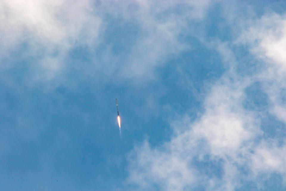 USSF-7 launched from Cape Canaveral on May 17, 2020, at 9:14 a.m. EDT. 
Photo by WFTV's photog Jon Galed