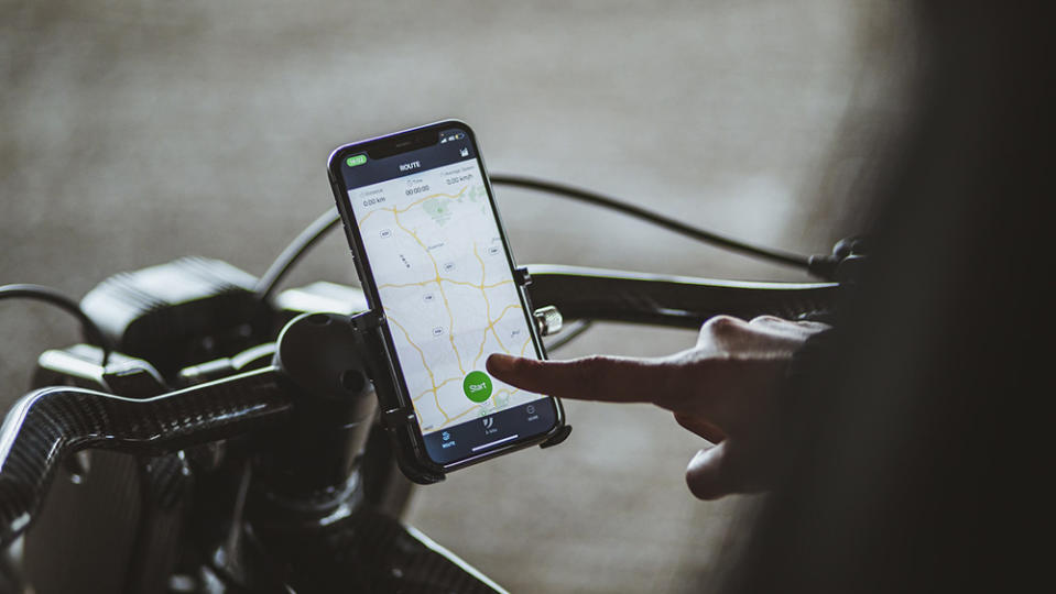 You can monitor riding data via the app. - Credit: CrownCruiser