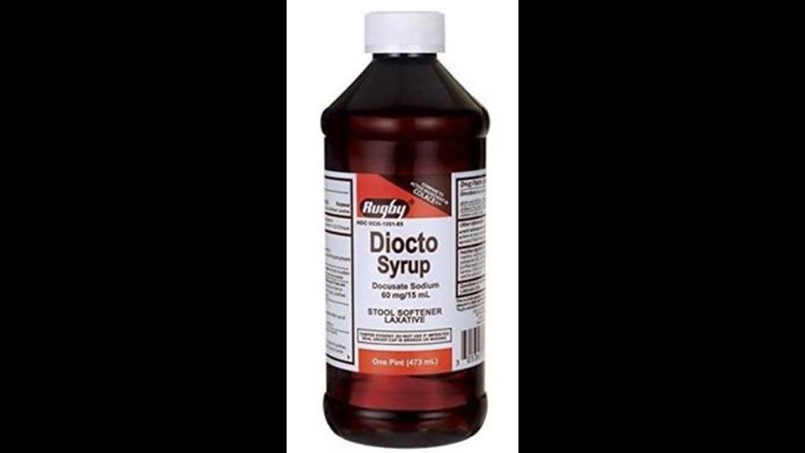 Diocto Syrup, distributed by Rugby Laboratories, was recalled in 2017.