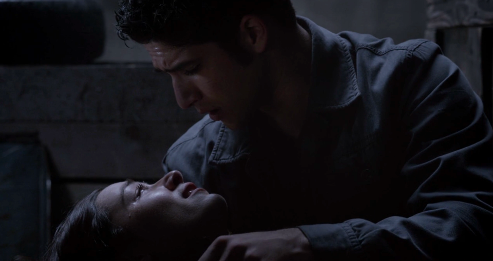 Allison dies in Scott's arms