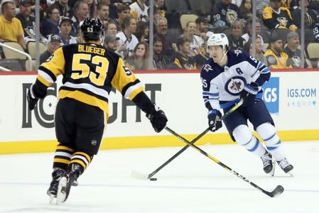 NHL: Winnipeg Jets at Pittsburgh Penguins