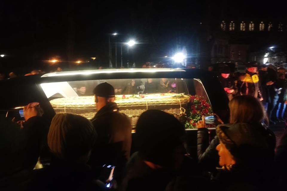 Shane MacGowan’s hearse (Barney Davis)