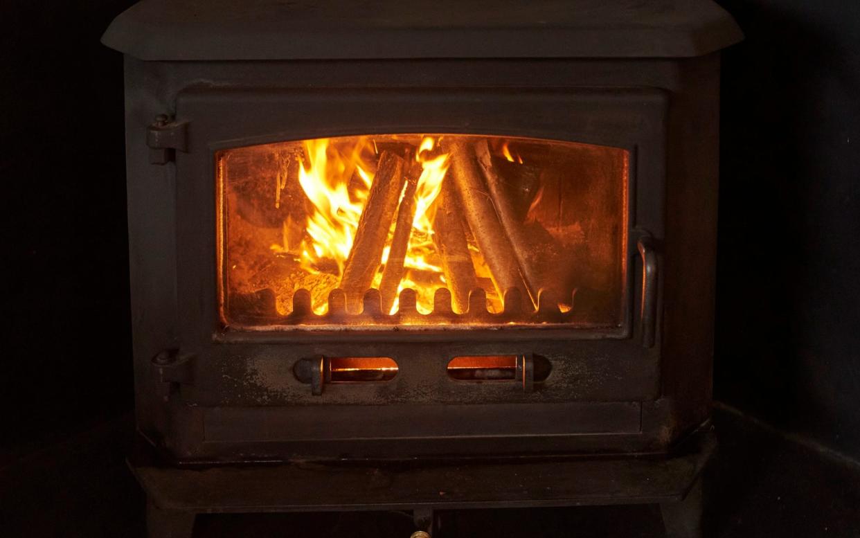 Wood burning stove - iStockphoto