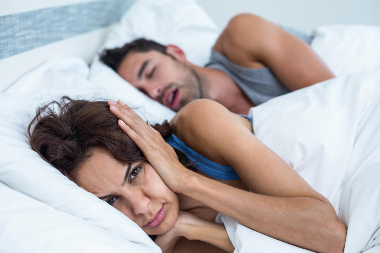 Snoring is the top middle of the night pet peeve. (Getty Images)