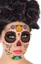 1,29€<br><br><a href="https://www.deguisetoi.fr/p-324919-tatouage-visage-dia-de-los-muertos-multicolore.html?type=product" rel="nofollow noopener" target="_blank" data-ylk="slk:Acheter;elm:context_link;itc:0;sec:content-canvas" class="link ">Acheter</a>