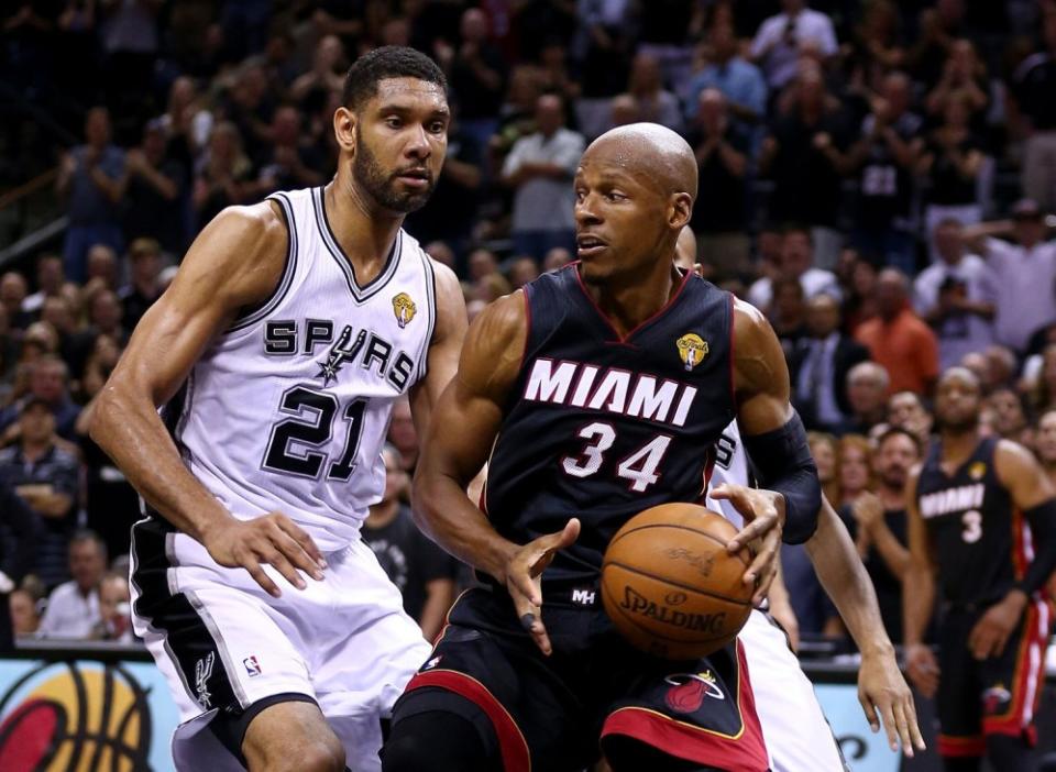 Ray Allen vs. Tim Duncan