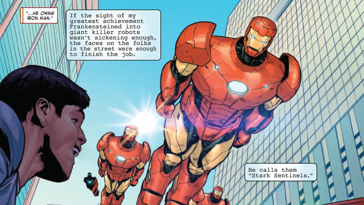 iron man comic book suits