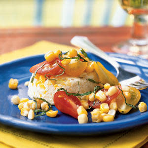 Sweet Corn and Parmesan Flans