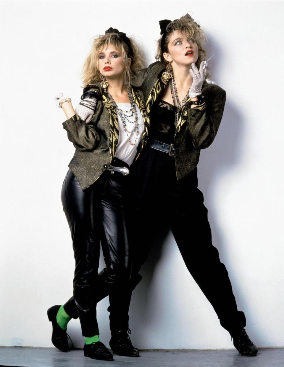 1985: Rosanna Arquette and Madonna star in ‘Desperately Seeking Susan’ (Rex )