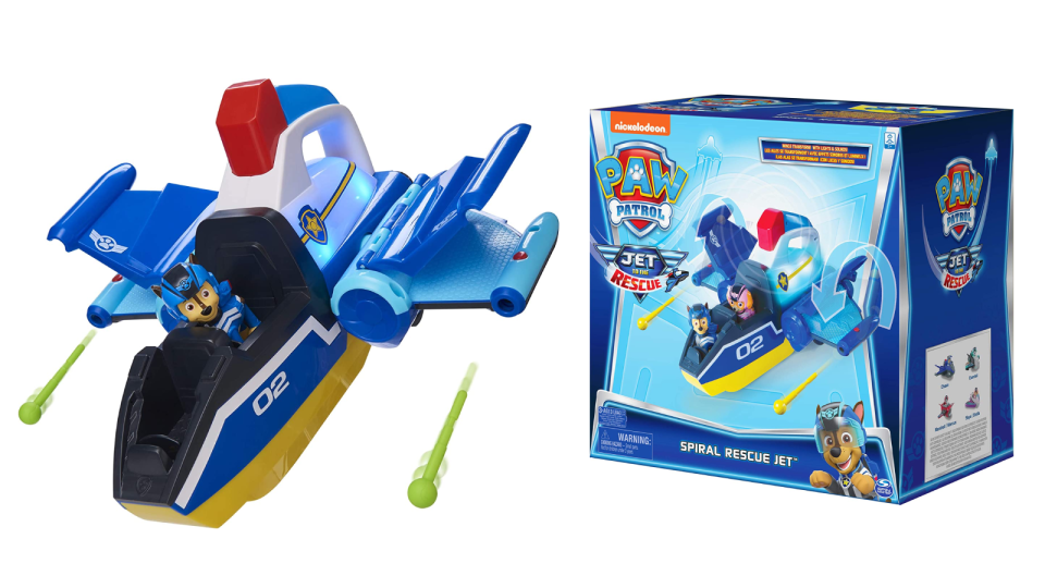 Best Paw Patrol toys: Jet to the Rescue Spiral Rescue Jet.