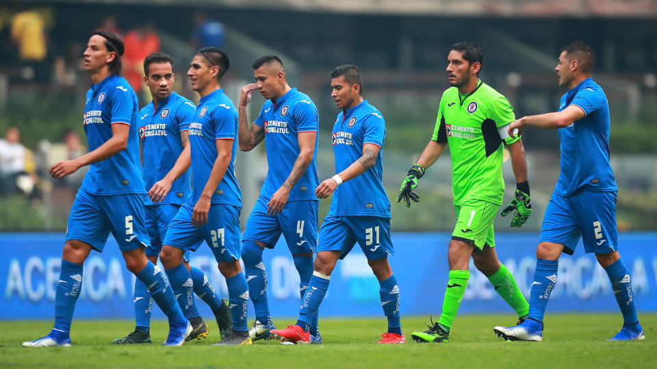 Cruz Azul fue eliminado por el América en los cuartos de final del Clausura 2019. / Foto: Getty Images