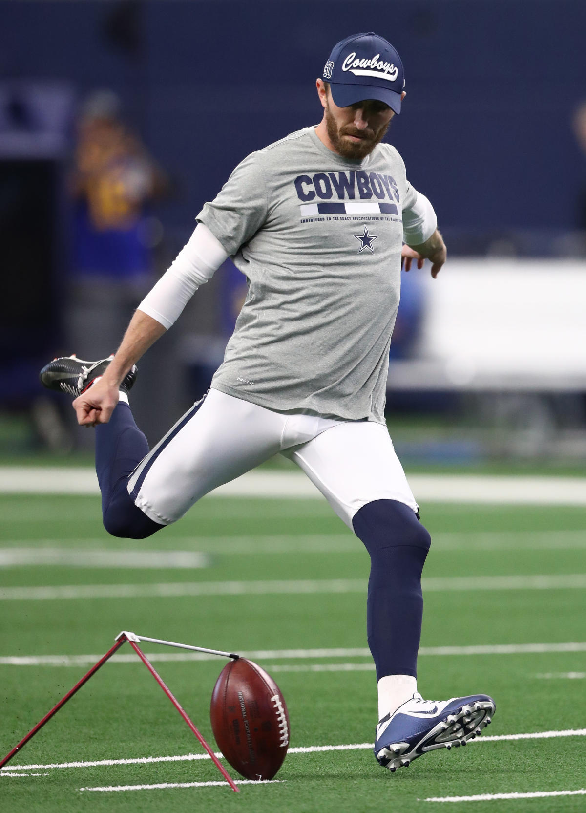 Brett Maher of the Los Angeles Rams kicks a field goal against the News  Photo - Getty Images