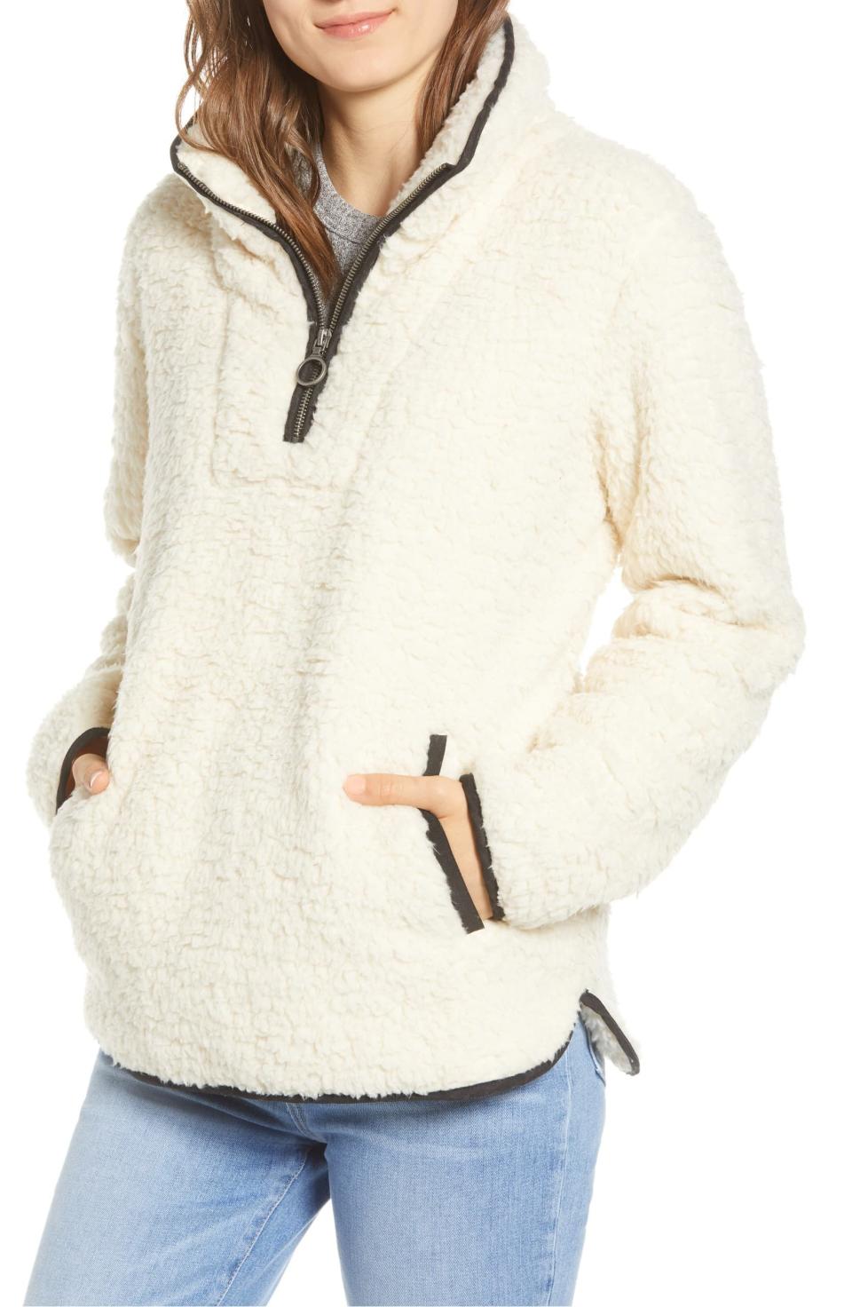 1) Wubby Fleece Pullover