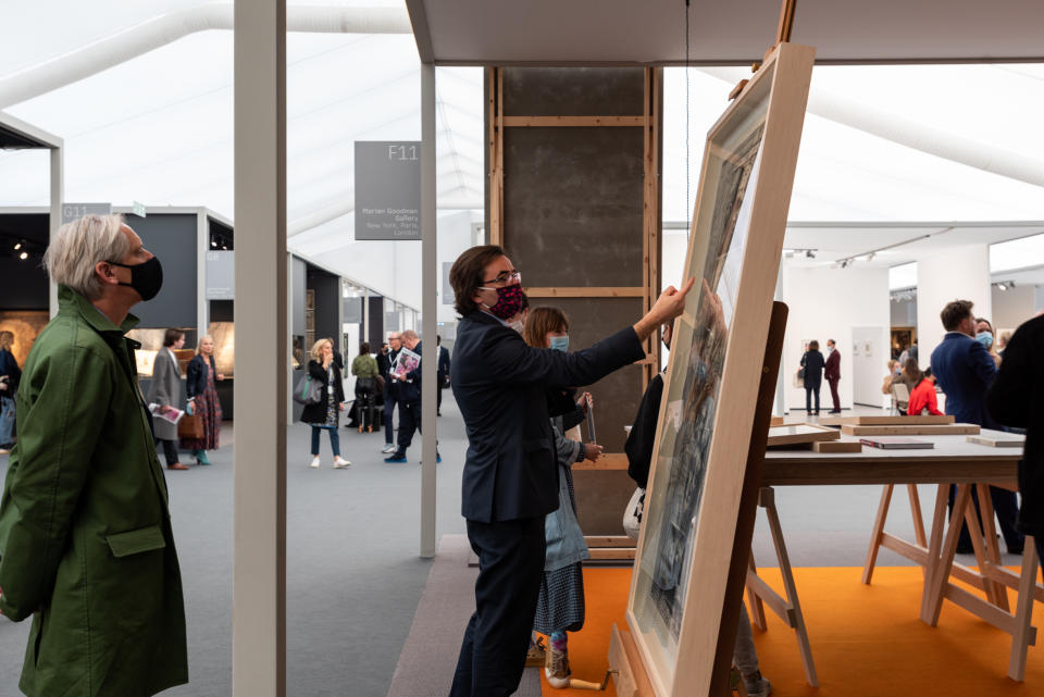 Inside Frieze Masters 2021. - Credit: Courtesy of Deniz Guzel/Frieze