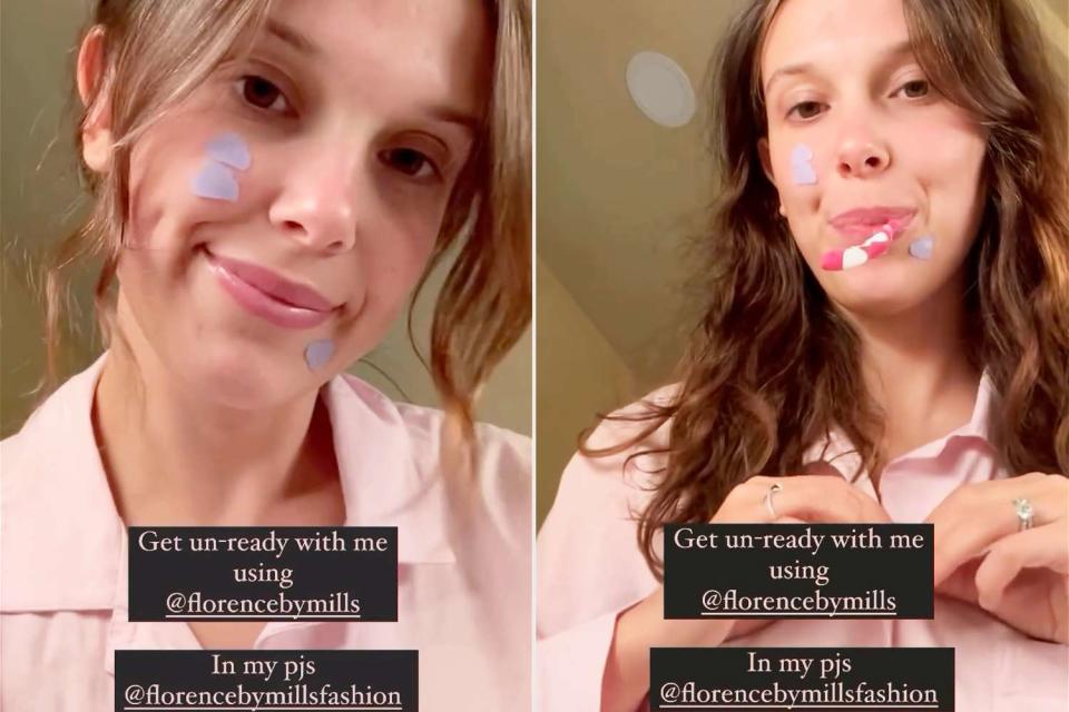 Millie Bobby Brown shows off her engagement and wedding rings in an Instagram video