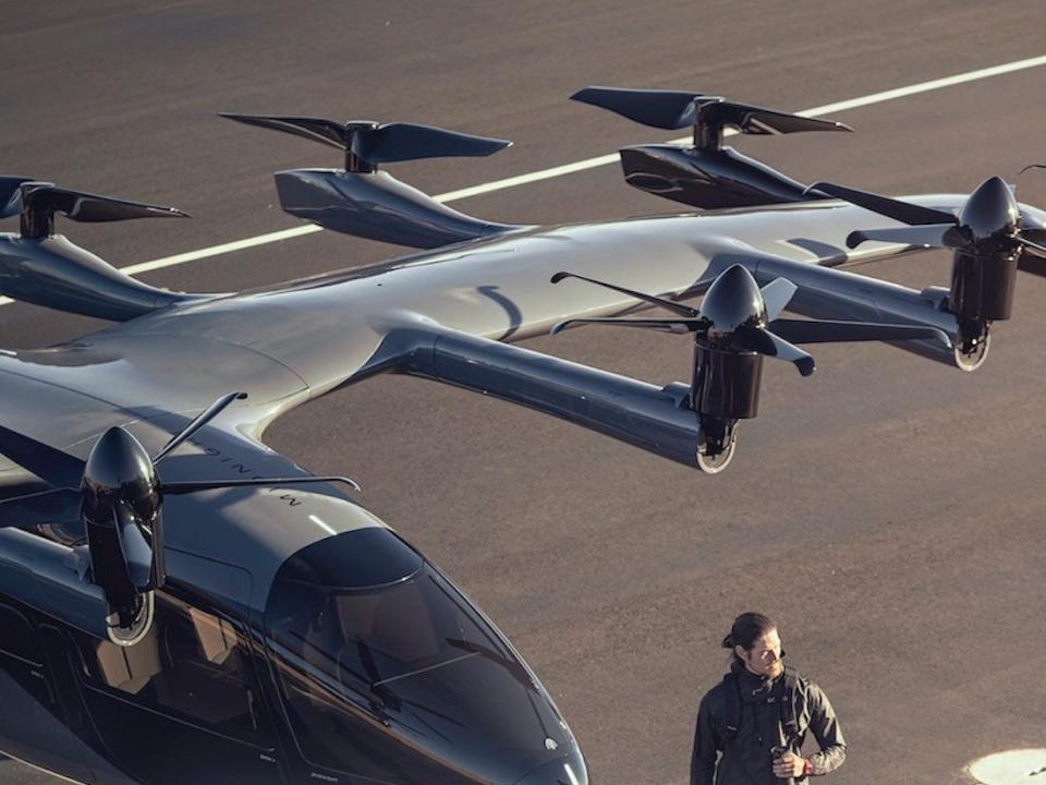 The propellers on the Midnight eVTOL.