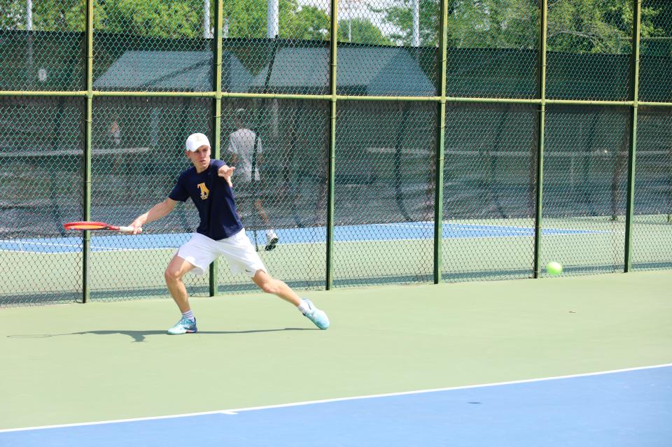 Tuscaloosa Academy boys tennis' Jonni Kneer.