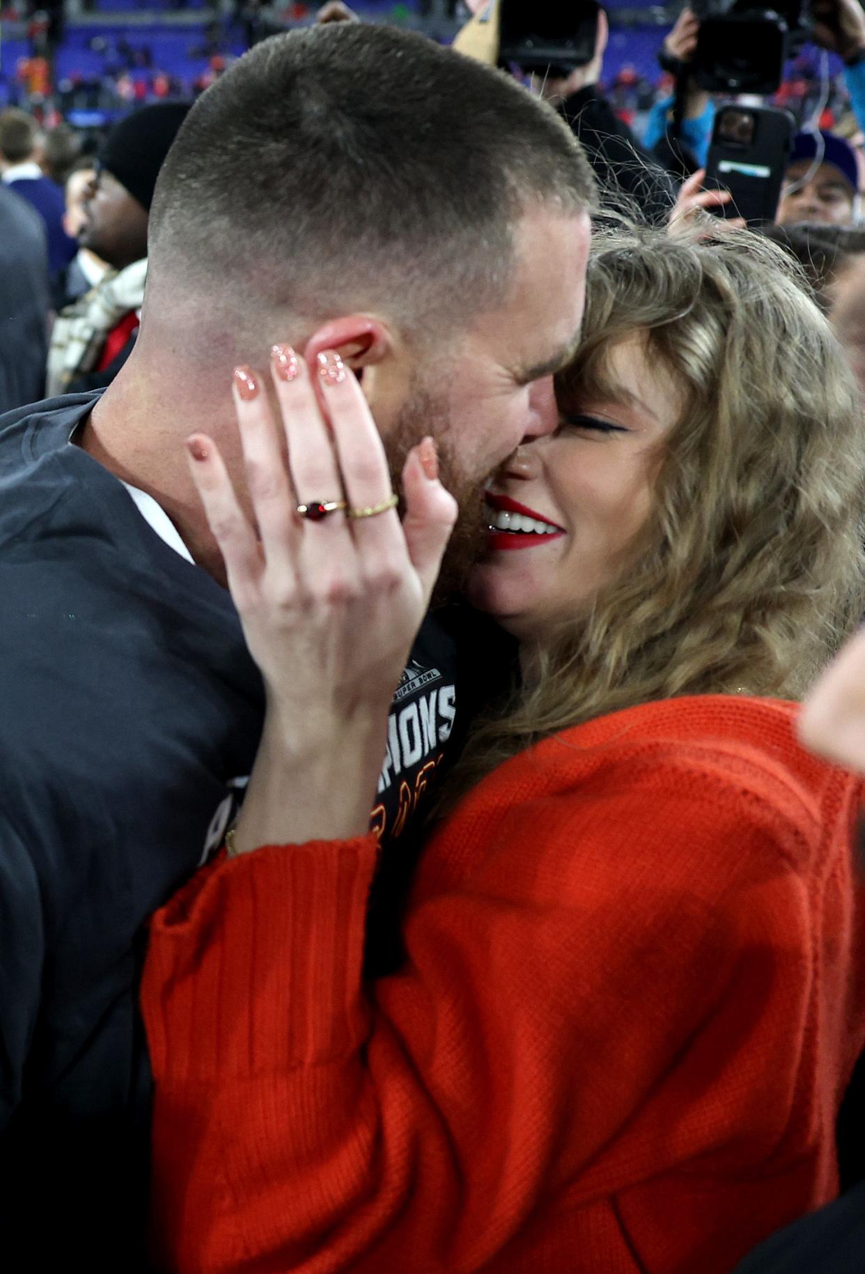 A wise Taylor Swift once sang, "Karma is the guy on the Chiefs (Travis Kelce) heading to Super Bowl 58," or something like that.
