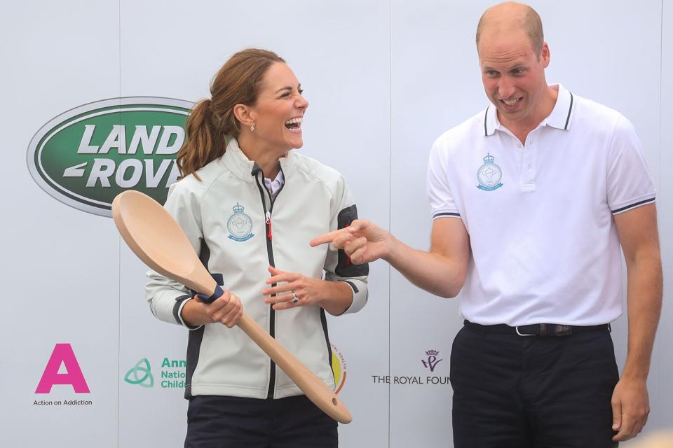 Will and Kate sailing