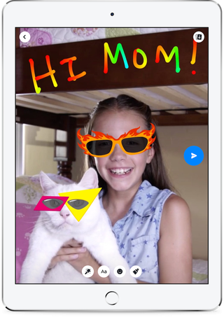 Facebook launched a Kids Messenger app last year. Photo: Facebook