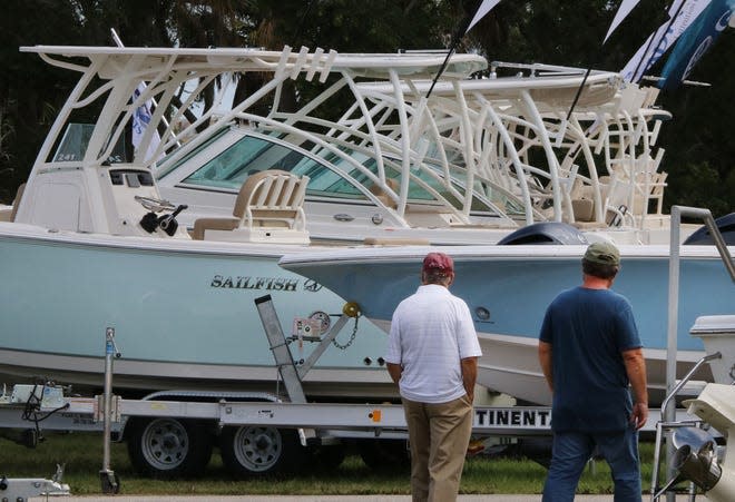 Sunday is the last day for the Daytona Beach Boat Show.