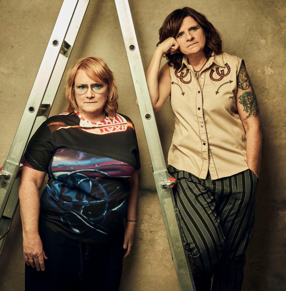 Emily Saliers, left, and Amy Ray are the Indigo Girls